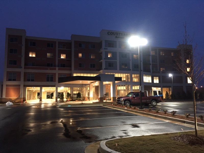 LED Parking Lot Lights LED Area Lights LED Lights for Hotels by JL Lighting