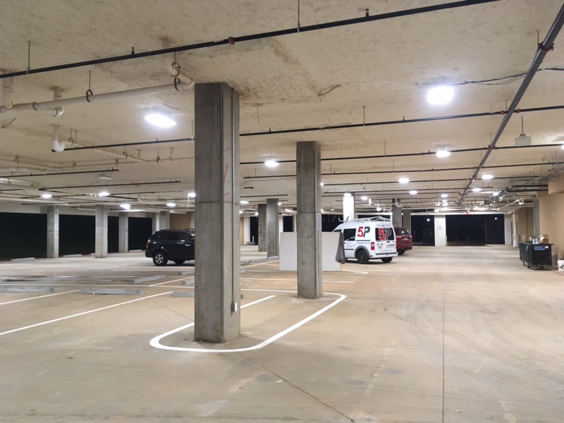 LED Parking Garage Lights LED Canopy Lights for Parking Deck by JL Lighting